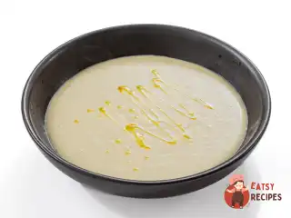 Крем-суп із білої квасолі