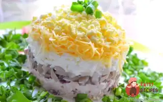 Курячий Салат З Грибами Та Сиром