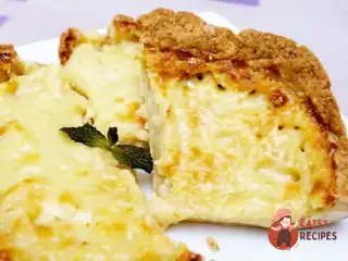 Лаймовий пиріг із пісочного тіста