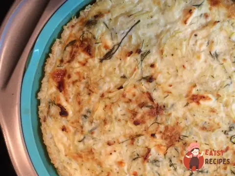 Кіш з цукіні та фетою в тесті з коричневого рису