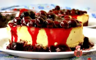 Міні-Чізкейки З Чорничним Соусом