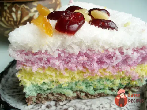 Різнокольоровий рисовий пиріг (Тток)