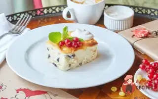 Сирна Маса З Родзинками Та Тертим Шоколадом