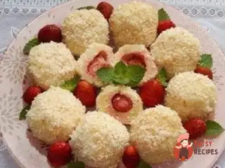 Сирні кульки у горіхах