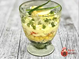 Салат із морської капусти з крабовими паличками