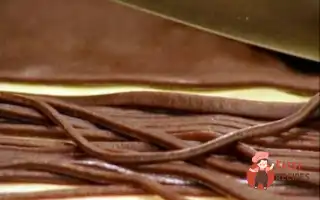 Шоколадні Спагетті Із Вершково-Медовим Соусом