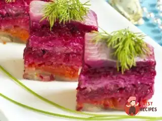 Оселедець під шубою з сиром