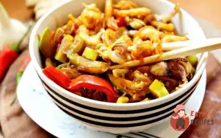 Фунчоза З Овочами Та Морепродуктами
