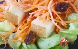 Морквяний Салат Із Родзинками Та Яблуками