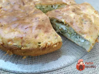 Крок 13: Заливний пиріг із куркою