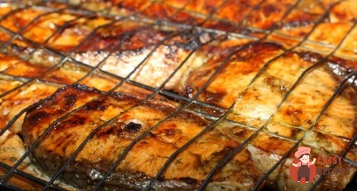 Лосось на грилі з чебрецем