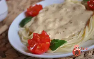 Спагетті Із Сирним Соусом