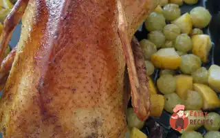 Качка З Яблуками, Виноградом Та Червоним Вином