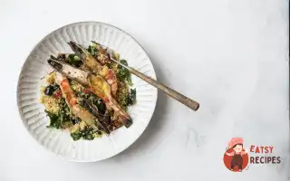 Салат З Креветками, Кускусом Та Олією З Куркумою