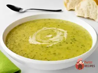 Суп-пюре з печериць з копченими курячими грудками