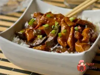 Курка з баклажанами по-китайськи