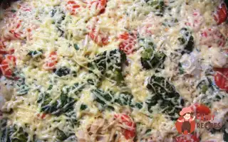 Яєчня/Омлет З Куркою, Зеленню Та Овочами