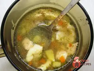 Суп курячий з галушками