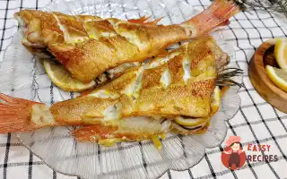 Морський окунь у духовці