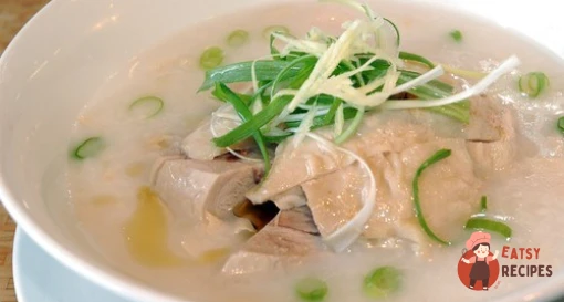 Курячий суп-пюре з горохом та часником