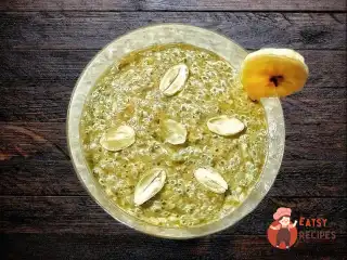 Десерт з насінням чиа на мигдальній основі