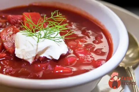 Борщ а-ля український з куркою