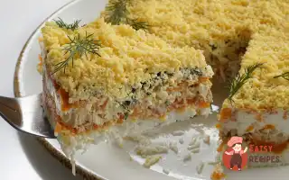 Класичний Салат «Мімоза» З Морквою