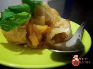 Листкові мішечки з яблуками та м'ятою
