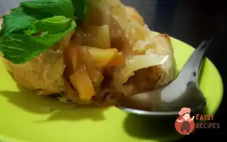 Листкові Мішечки З Яблуками Та М'яТою