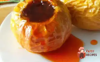 Печені Яблука З Родзинками Та Корицею