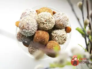Мигдальні кульки з фініками та імбиром