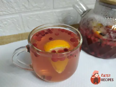 Чай з брусницею