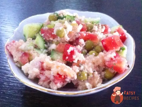 Кускус із лососем