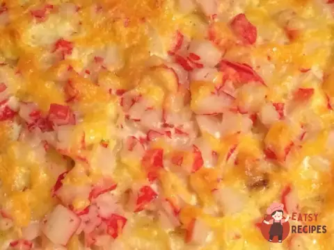 Картопляна запіканка з крабовим м'ясом