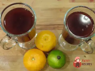 Глінтвейн з мандаринами та імбиром