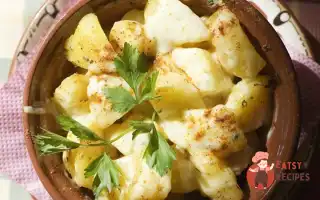Печену Картоплю З Шафраном