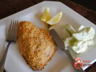 Запечена тріска в паніровці з волоських горіхів з лимоном та пармезаном від Гордона Рамзі