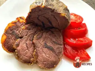 Яловича рулька з апельсиновою цедрою