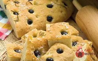 Фокачча З Оливками Та Розмарином