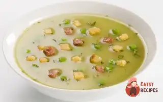 Гороховий Суп З Беконом Та Сухариками
