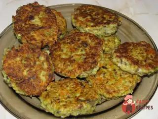 Овочеві медальйони з грибами