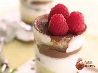 Лимонно-шоколадне парфе з полуницею