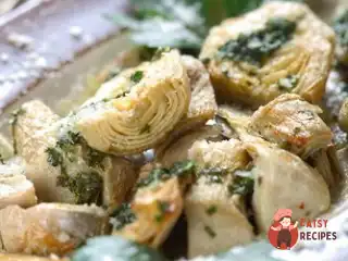 Артишоки у білому вині з петрушкою