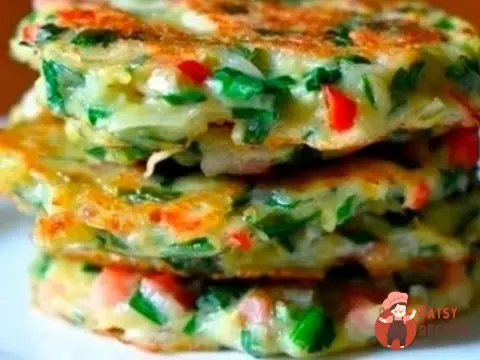 Драники з овочами