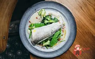 Філе Сибаса З Зеленими Овочами Та Вершковим Соусом
