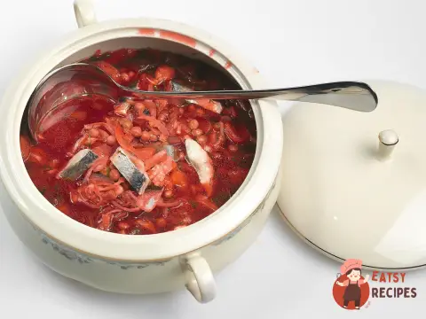 Борщ із оселедцем