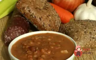 Суп Із Червоної Квасолі З Волоськими Горіхами