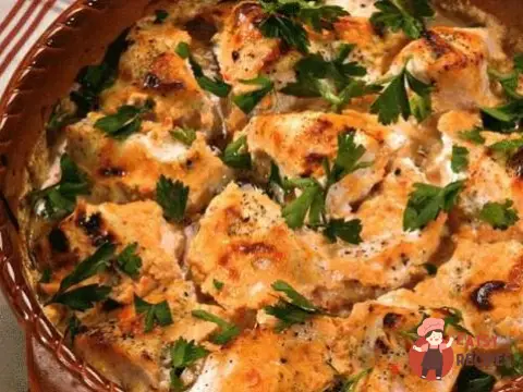 Курка з блакитним сиром