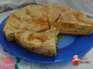 Швидкий сирний пиріг