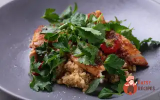 Салат З Фермерським Курчам, Кускусом Та Узбецькими Томатами